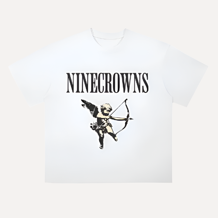 Sainted Row Drop Shoulder White T-shirt