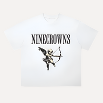 Sainted Row Drop Shoulder White T-shirt