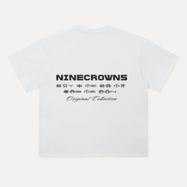 The Code white heavyweight boxy oversized T-shirt