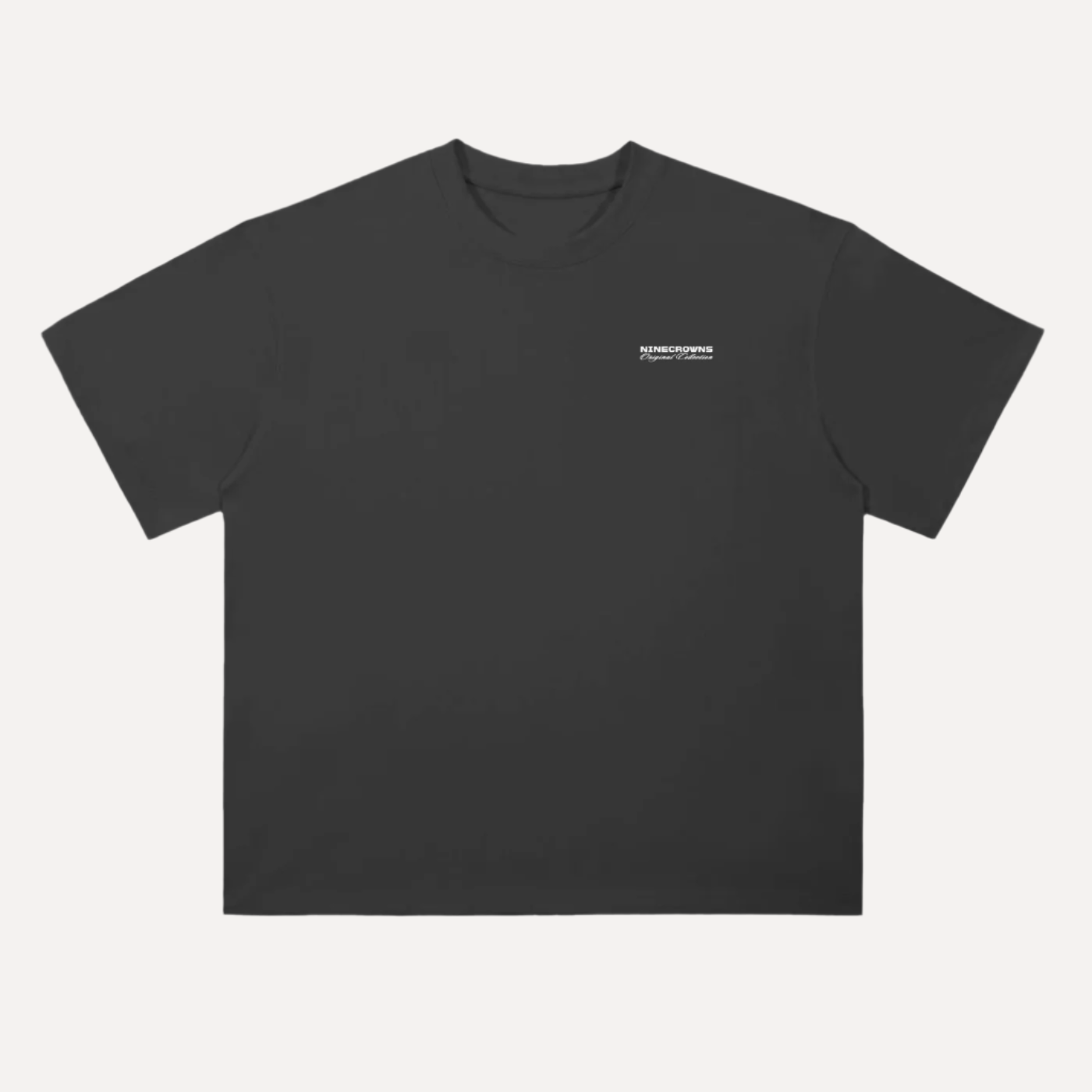 Gorgon in Pink Graphic Heavyweight Black Loose Fit T-shirt