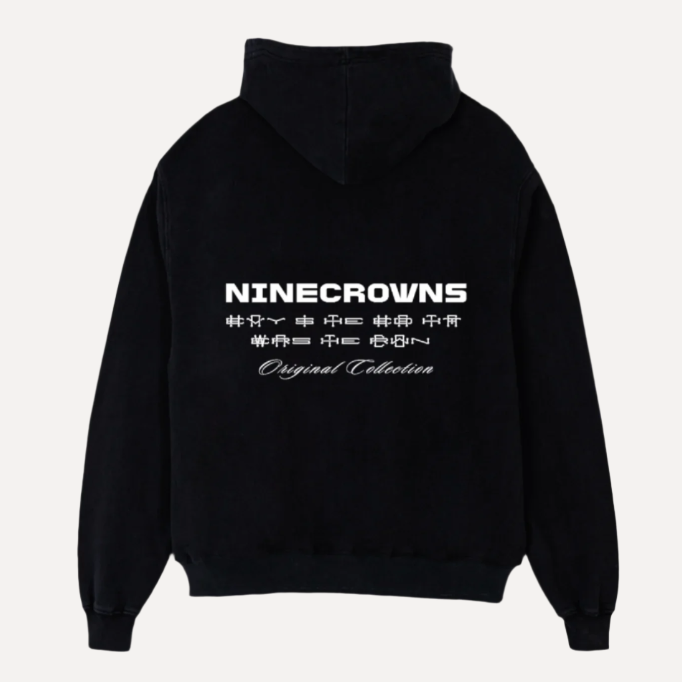 The Code Luxury Oversized Graphic Hoodie