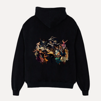 Dance of the Damned Luxury Oversized Graphic Hoodie