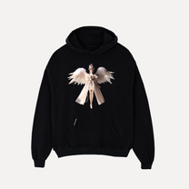 Fallen Grace Luxury Oversized Graphic Hoodie